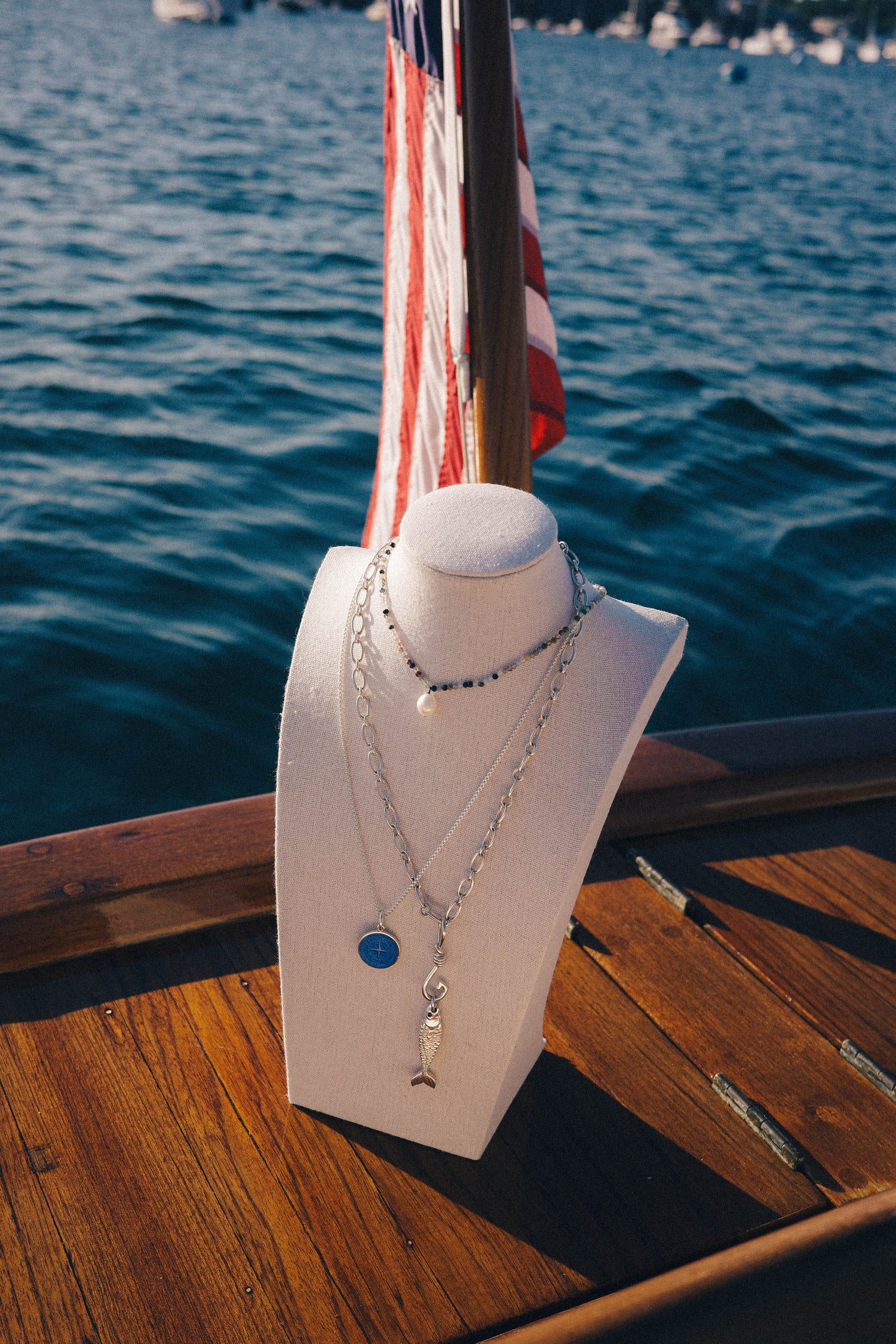Gemstone & Pearl Layering Necklace
