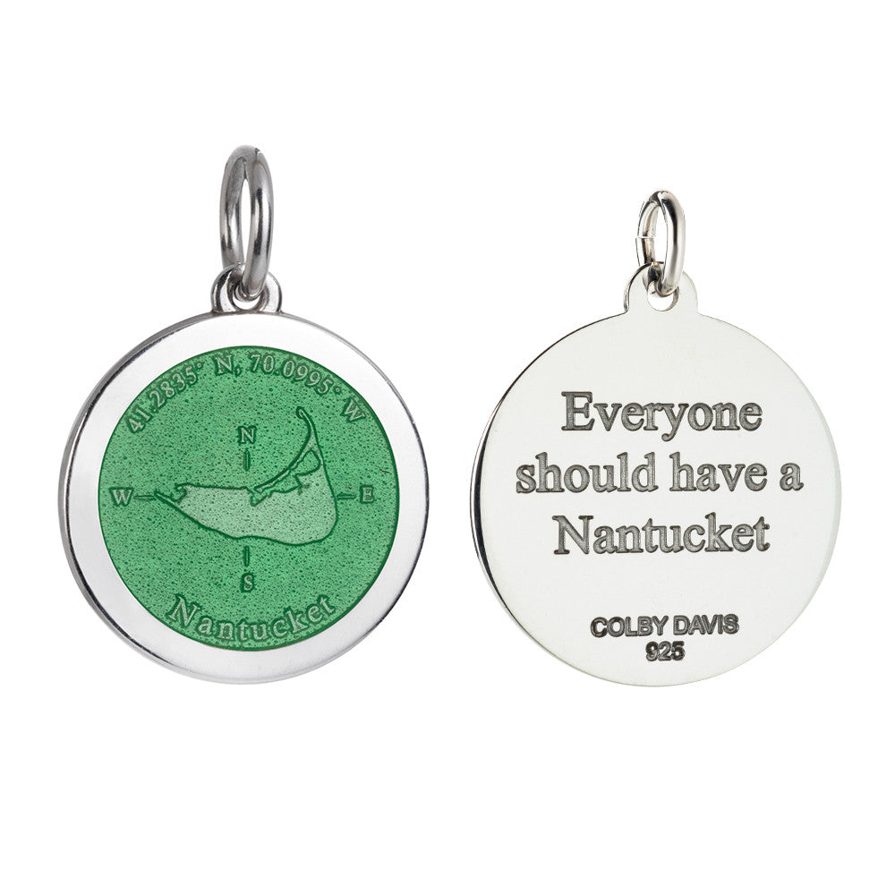 Colby Davis Pendant: Medium Nantucket - Sterling Silver