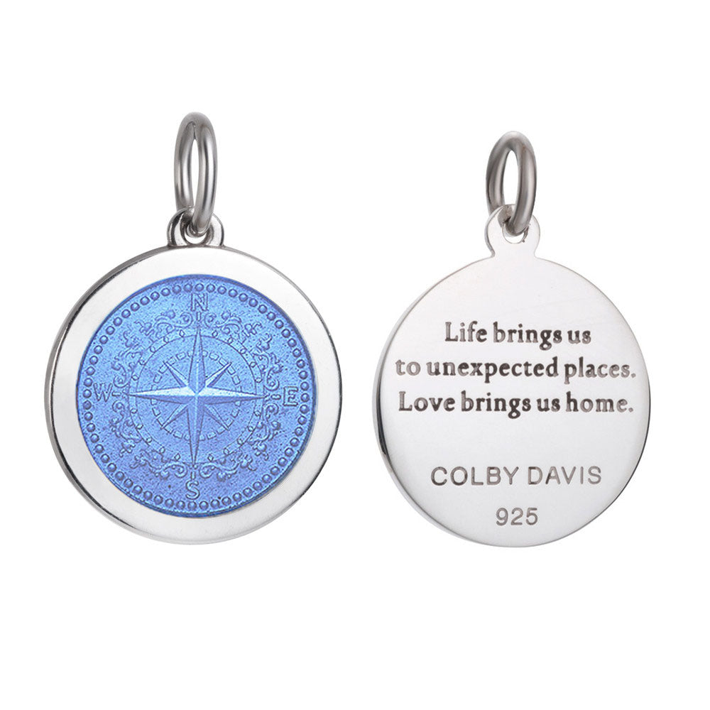 Colby Davis Pendant: Medium Compass Rose - Sterling Silver