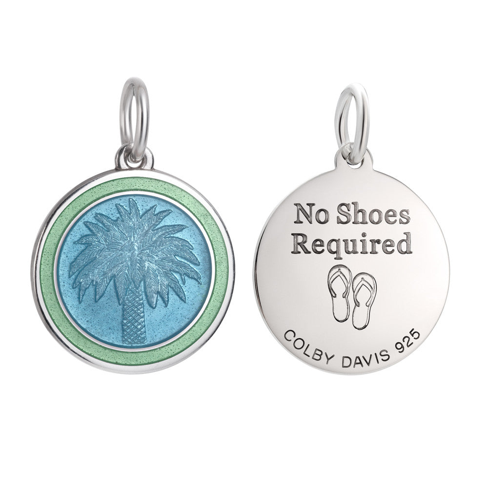 Colby Davis Pendant: Medium Palm Tree - Sterling Silver