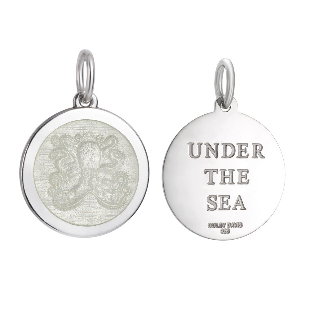 Colby Davis Pendant: Medium Octopus - Sterling Silver