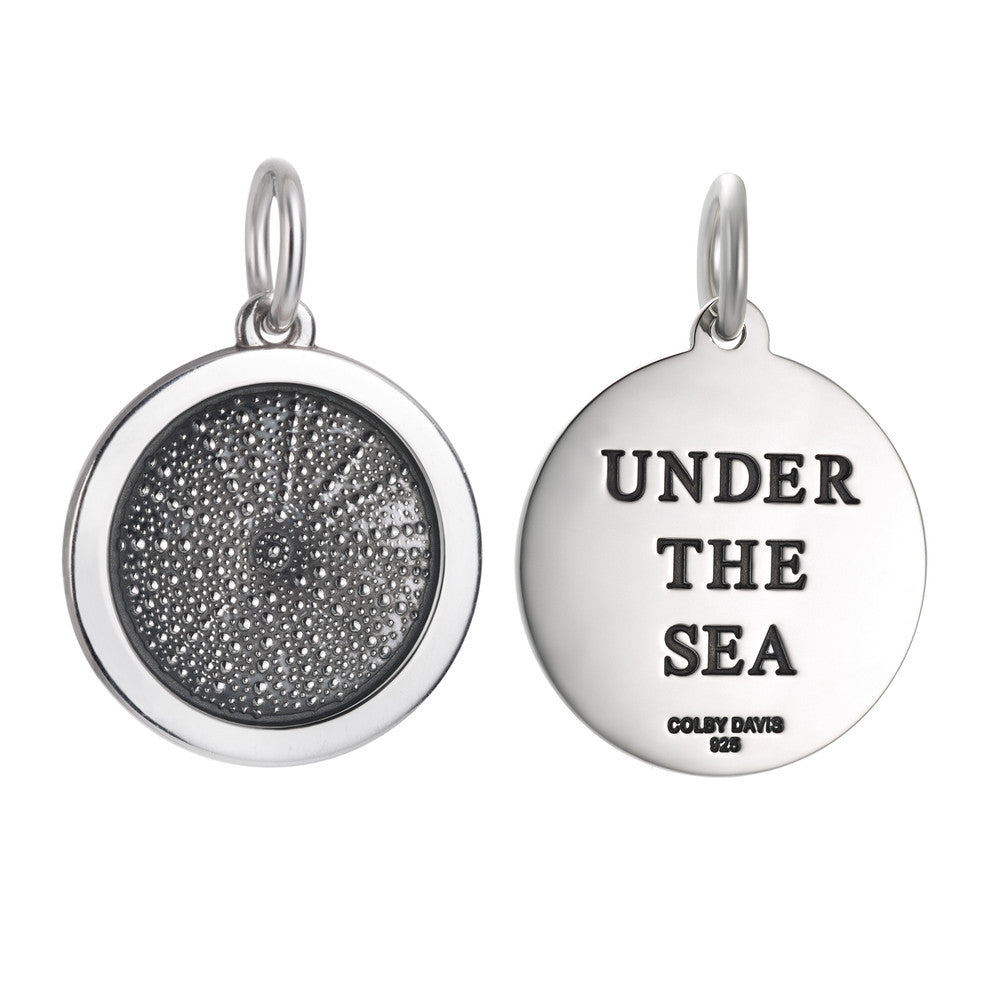 Colby Davis Pendant: Medium Sea Urchin - Sterling Silver
