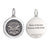 Colby Davis Pendant: Medium Military - Sterling Silver