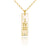 I IV III Pendant - Gold Vermeil