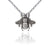 Small Bee Pendant Sterling Silver