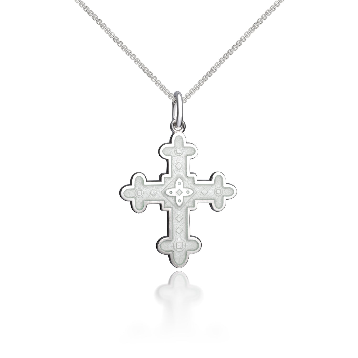 Colby Davis Pendant: Byzantine Cross - Sterling Silver