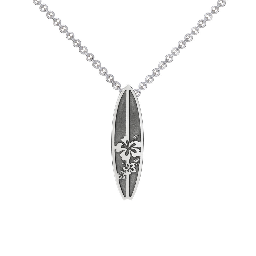 Men's Surf Pendant Sterling Silver