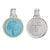 Colby Davis Pendant: Large Palm Tree - Sterling Silver