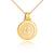 Colby Davis Pendant: Large Compass Rose - Gold Vermeil