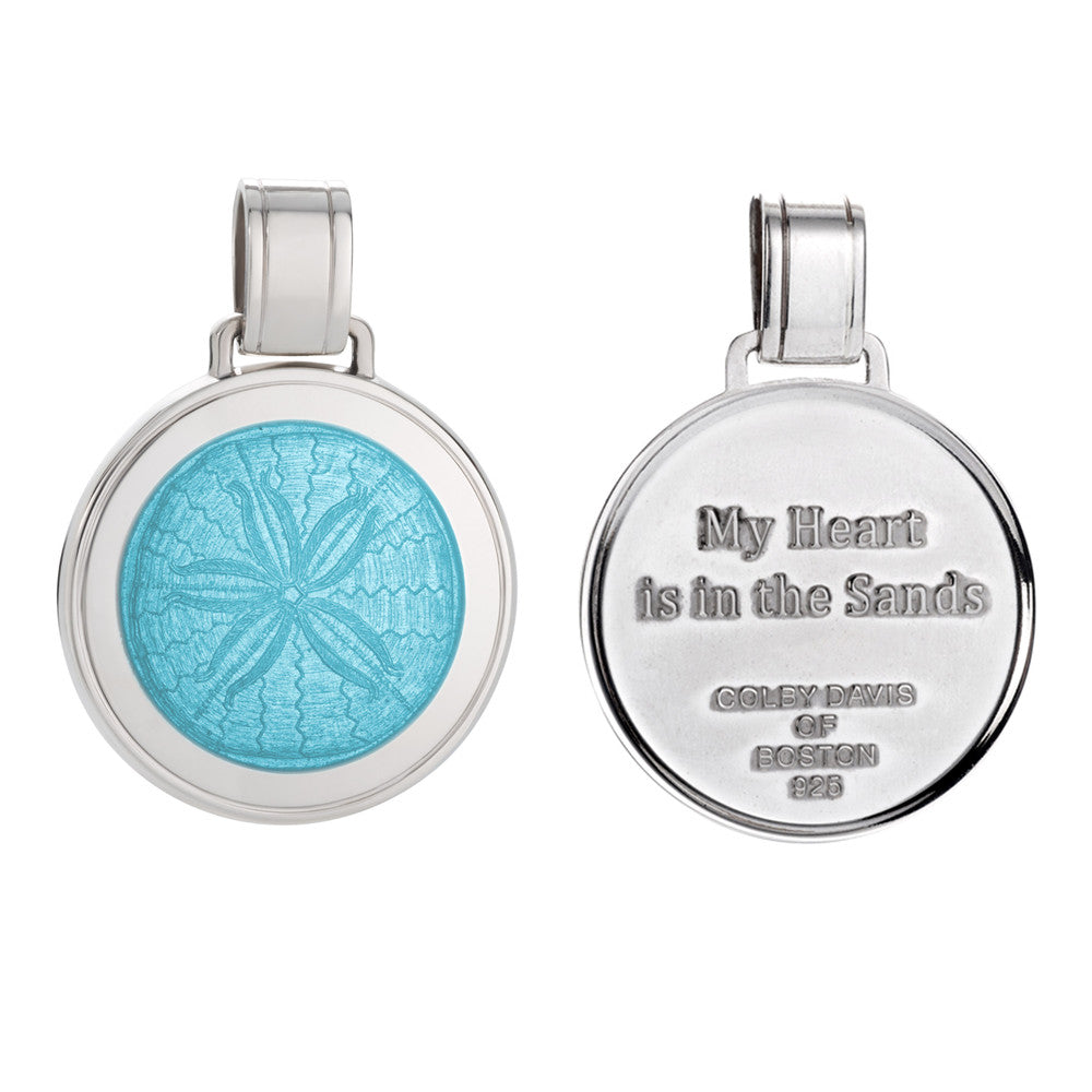 Colby Davis Pendant: Large Sand Dollar - Sterling Silver