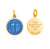 Colby Davis Pendant: Small Baby Feet - Gold Vermeil