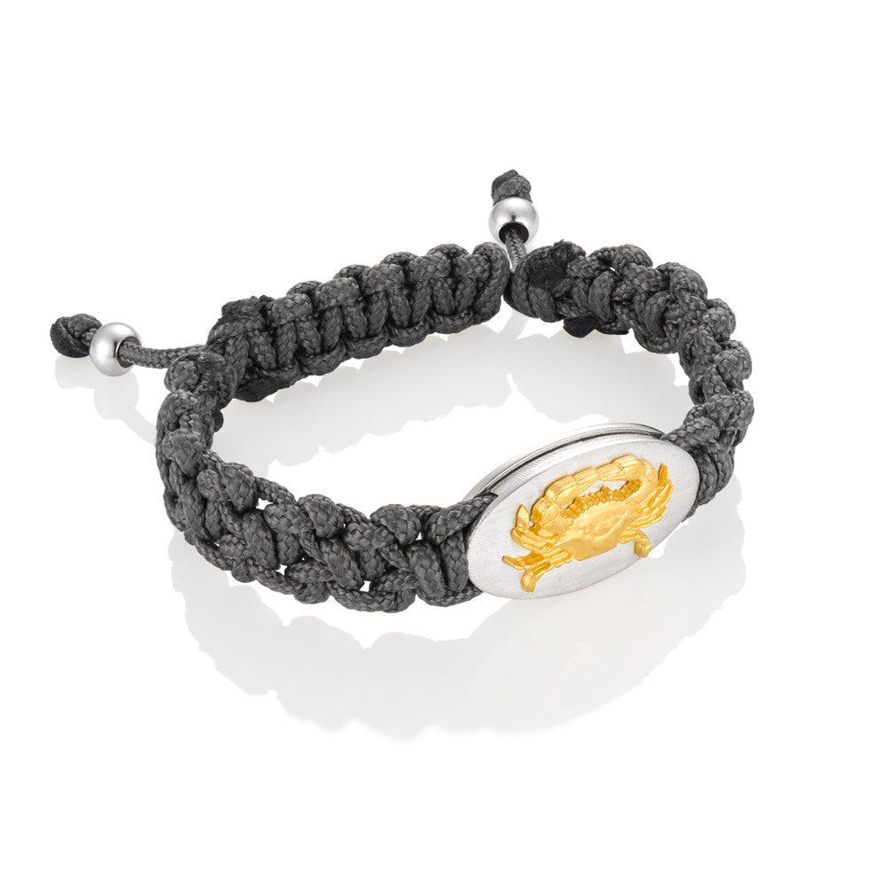 Golden Crab Castaway Bracelet - Sterling Silver & Gold Vermeil