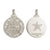 Golden Cod Round With Border Sterling Silver