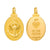Golden Crab & Anchor Pendant - Gold Vermeil