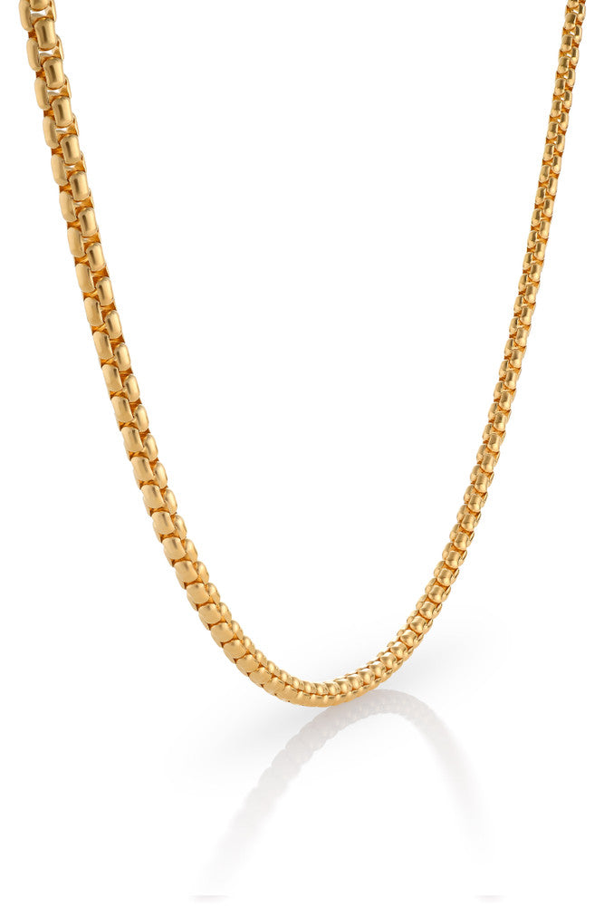 Colby Davis Chain: Gold Vermeil Medium Box - 16"