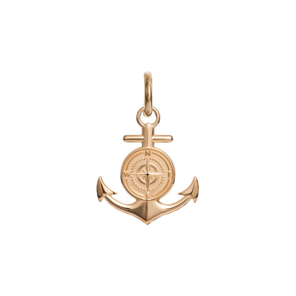 Colby Davis Pendant: Large Rowe's Wharf Anchor Charm Gold Vermeil