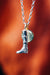 Colby Davis Charm: Riding Boot Charm Sterling Silver