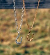 Colby Davis Charm: Horseshoe Charm Gold Vermeil