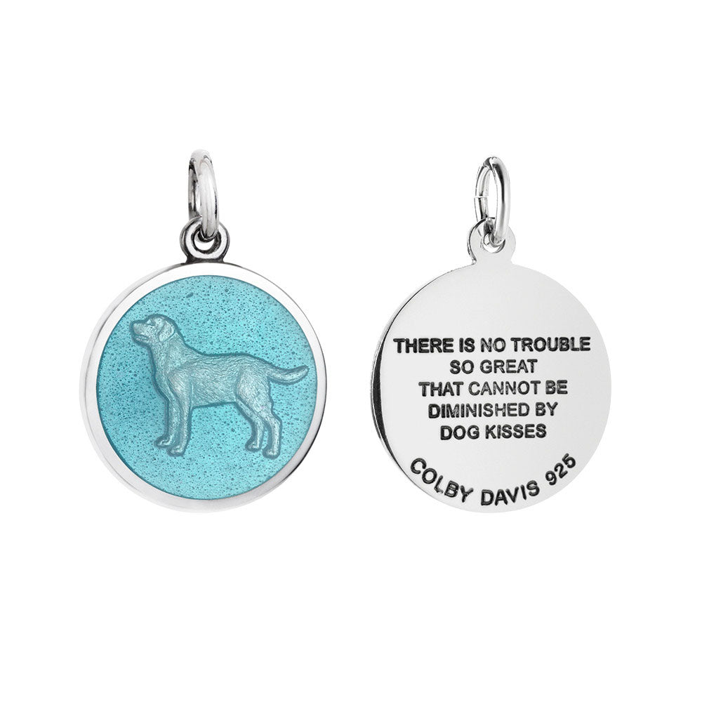 Colby Davis Pendant: Small Dog - Sterling Silver