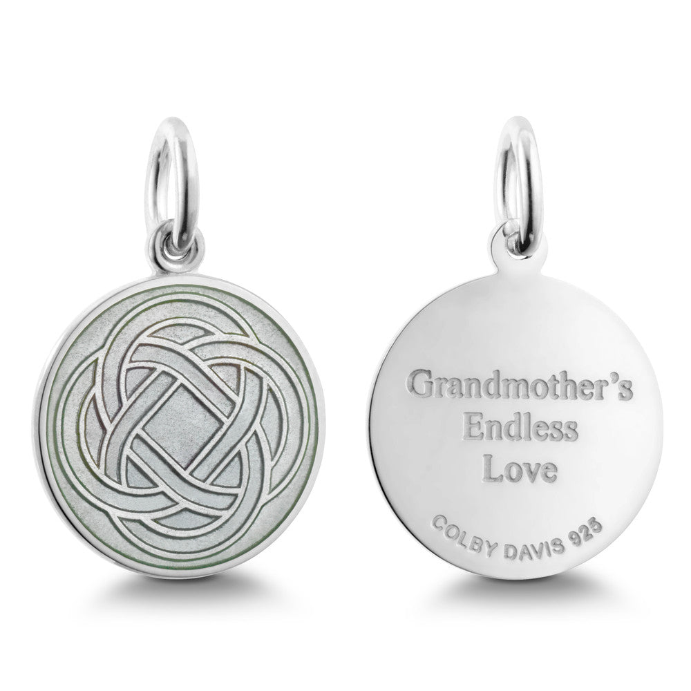 Colby Davis Pendant: Small Grandmother Knot - Sterling Silver