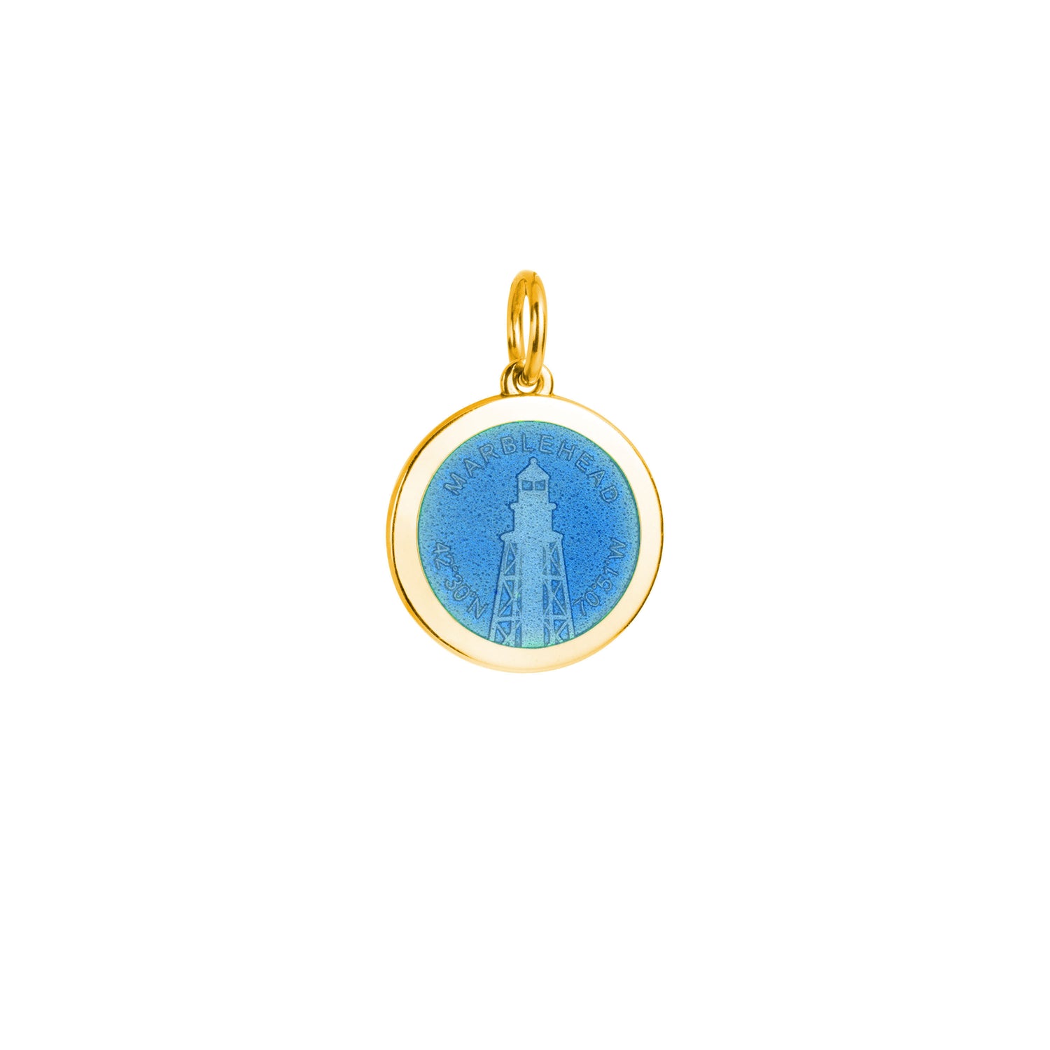 Colby Davis Pendant: Medium Marblehead - Gold Vermeil