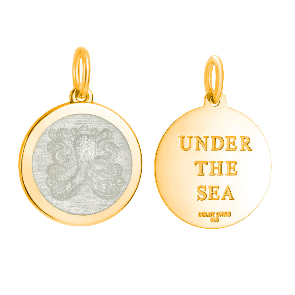 Colby Davis Pendant: Medium Octopus - Gold Vermeil