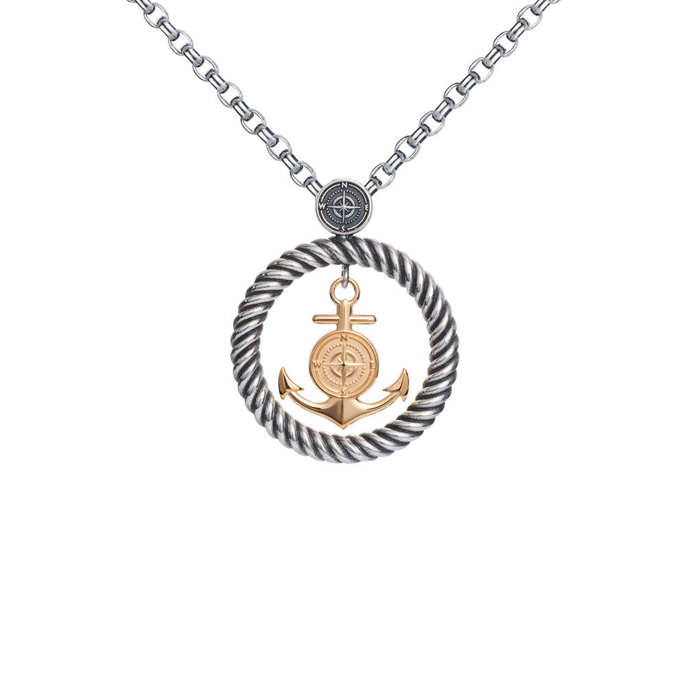 Colby Davis Pendant: Rowe's Wharf Large Gold Vermeil