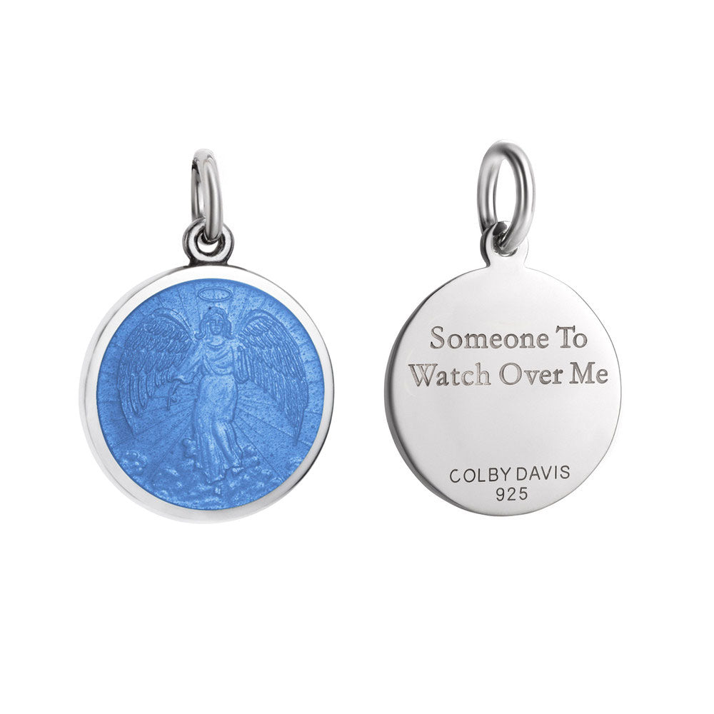 Colby Davis Pendant: Small Angel - Sterling Silver