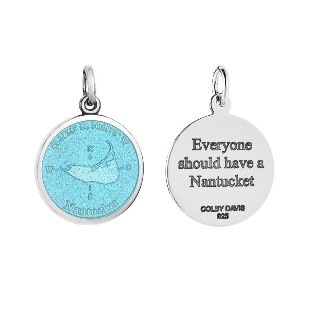 Colby Davis Pendant: Small Nantucket - Sterling Silver