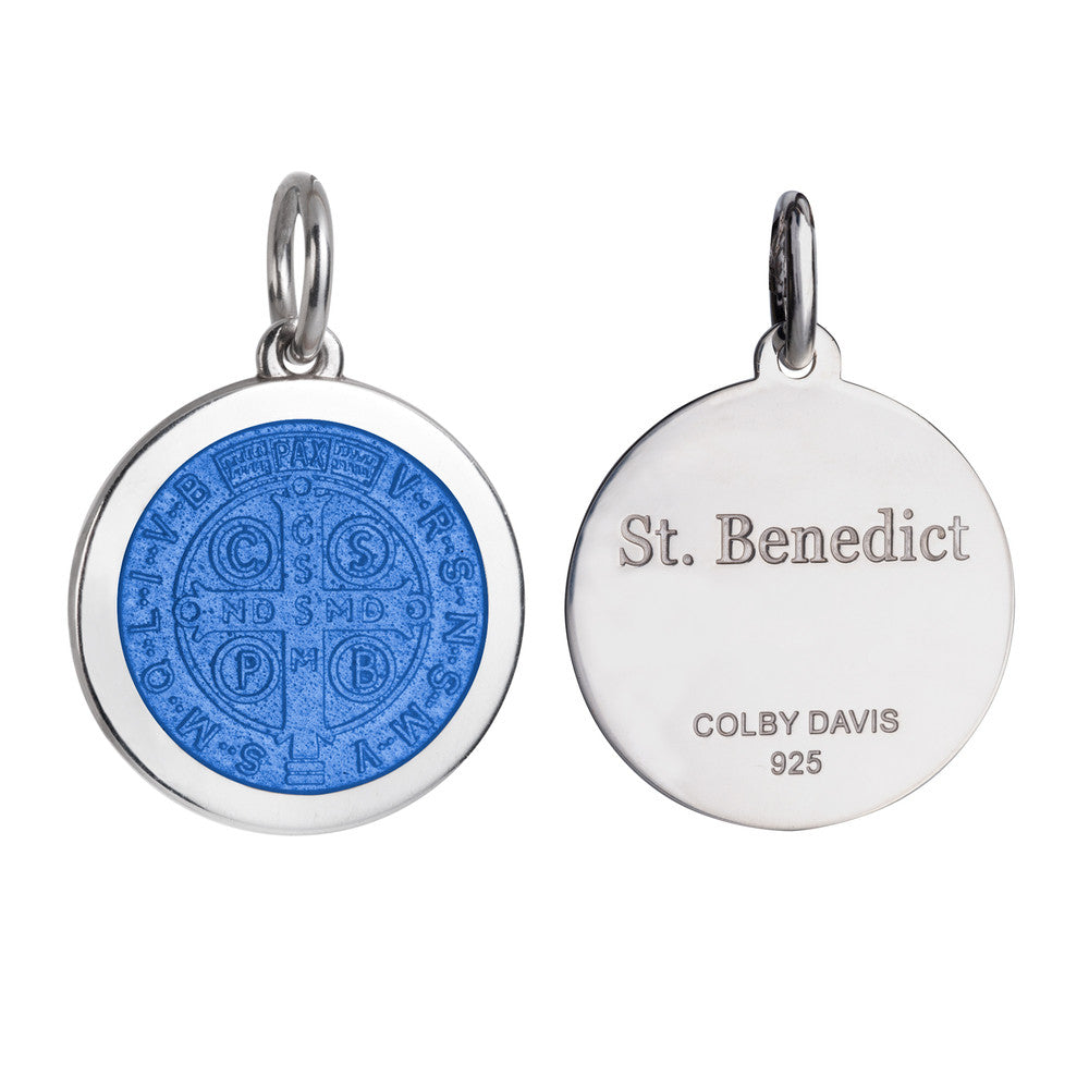 Colby Davis Medium Saint Benedict Pendant - Sterling Silver