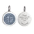 Colby Davis Pendant: Medium Baby Feet - Sterling Silver