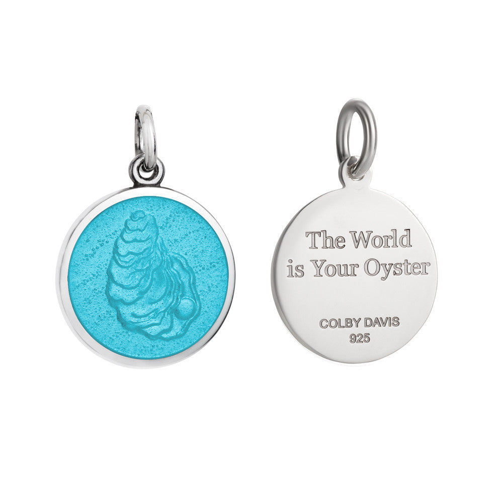 Colby Davis Pendant: Small Oyster - Sterling Silver
