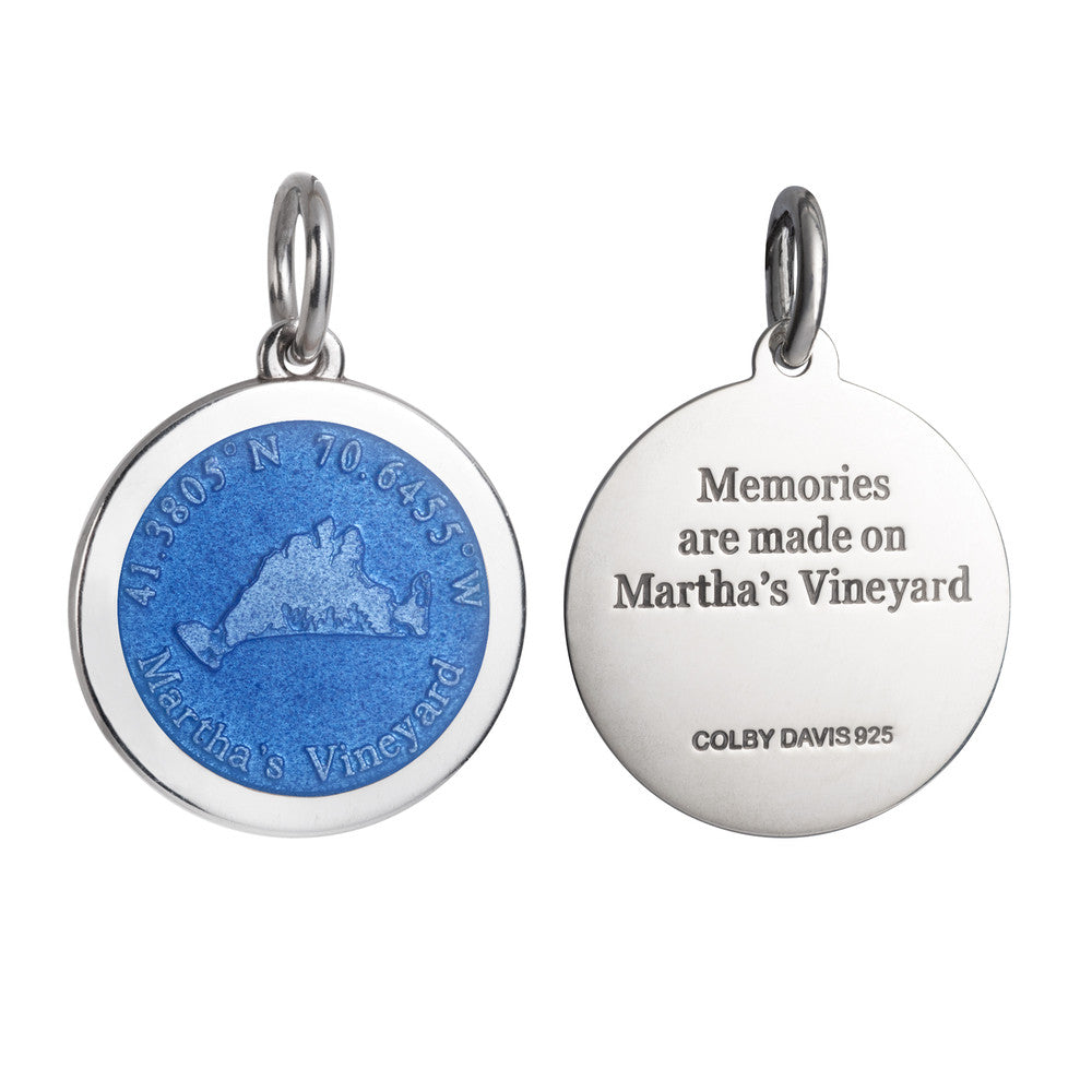 Colby Davis Pendant: Medium Martha's Vineyard - Sterling Silver
