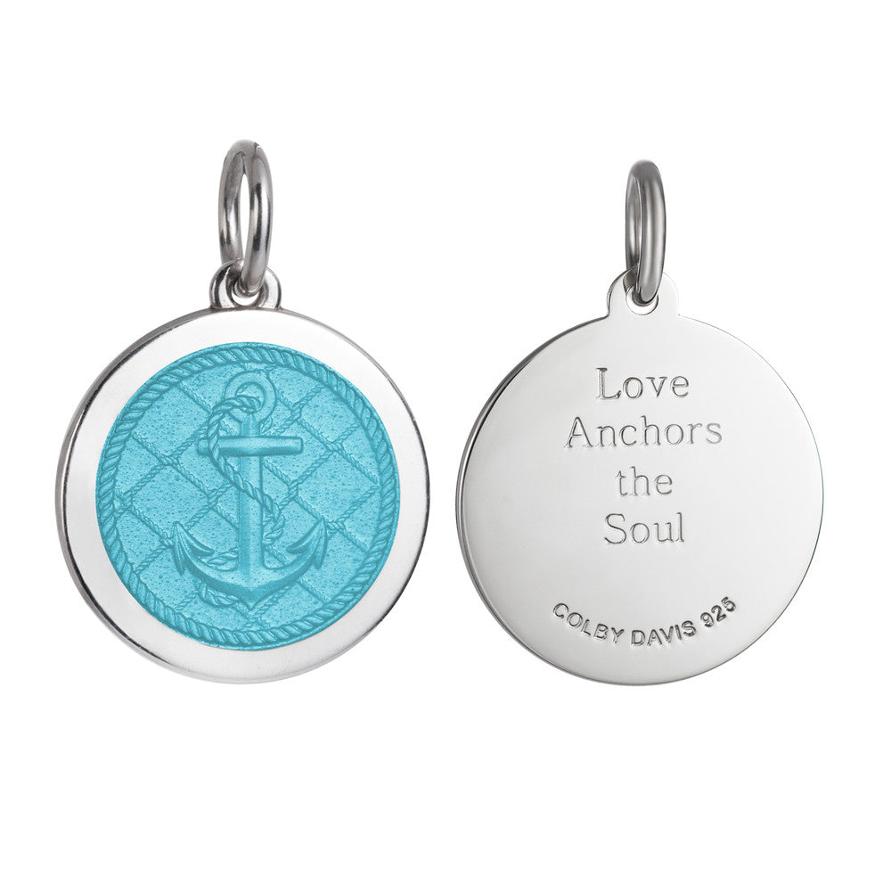 Colby Davis Pendant: Medium Anchor - Sterling Silver