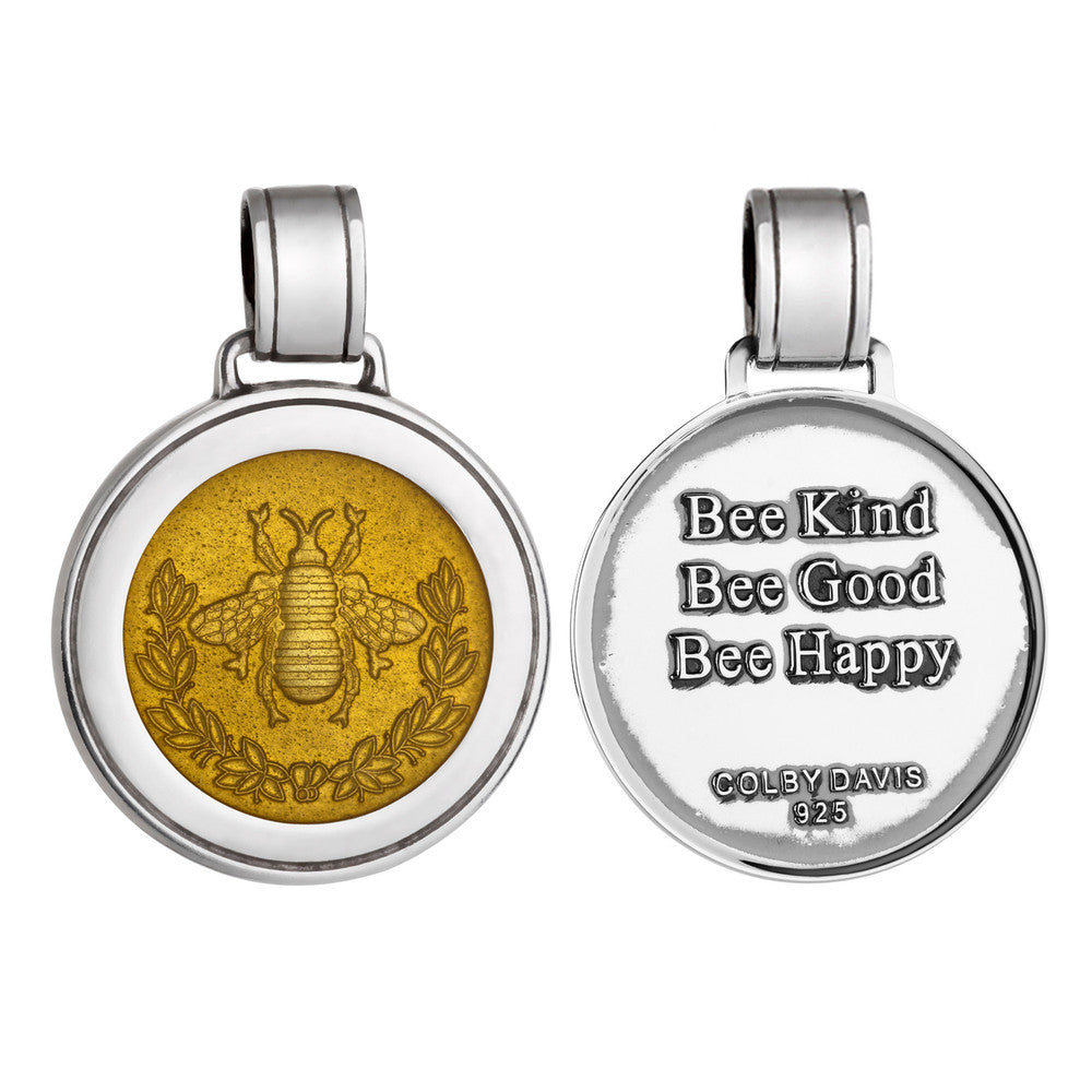 Colby Davis Pendant: Large Queen Bee - Sterling Silver