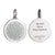 Colby Davis Pendant: Medium Cancer Ribbon - Sterling Silver