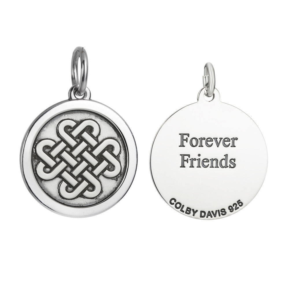 Colby Davis Pendant: Medium Friendship Knot - Sterling Silver