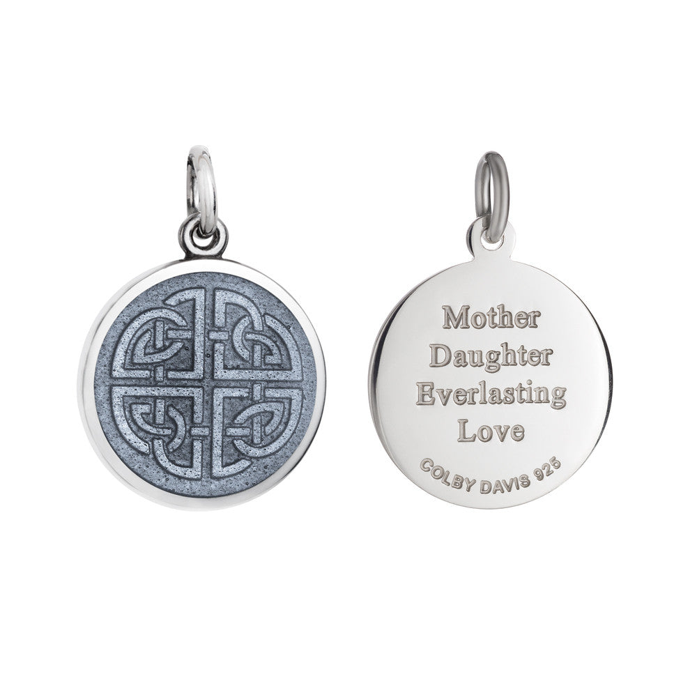 Colby Davis Pendant: Small Mother-Daughter Knot - Sterling Silver