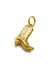 Colby Davis Charm: Cowboy Boot Charm Gold Vermeil