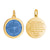 Colby Davis Pendant: Medium Mother's Compass - Daughter - Gold Vermeil